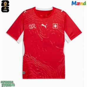 Schweiz Replika Hjemmebanetrøje VM 2026 Kortærmet